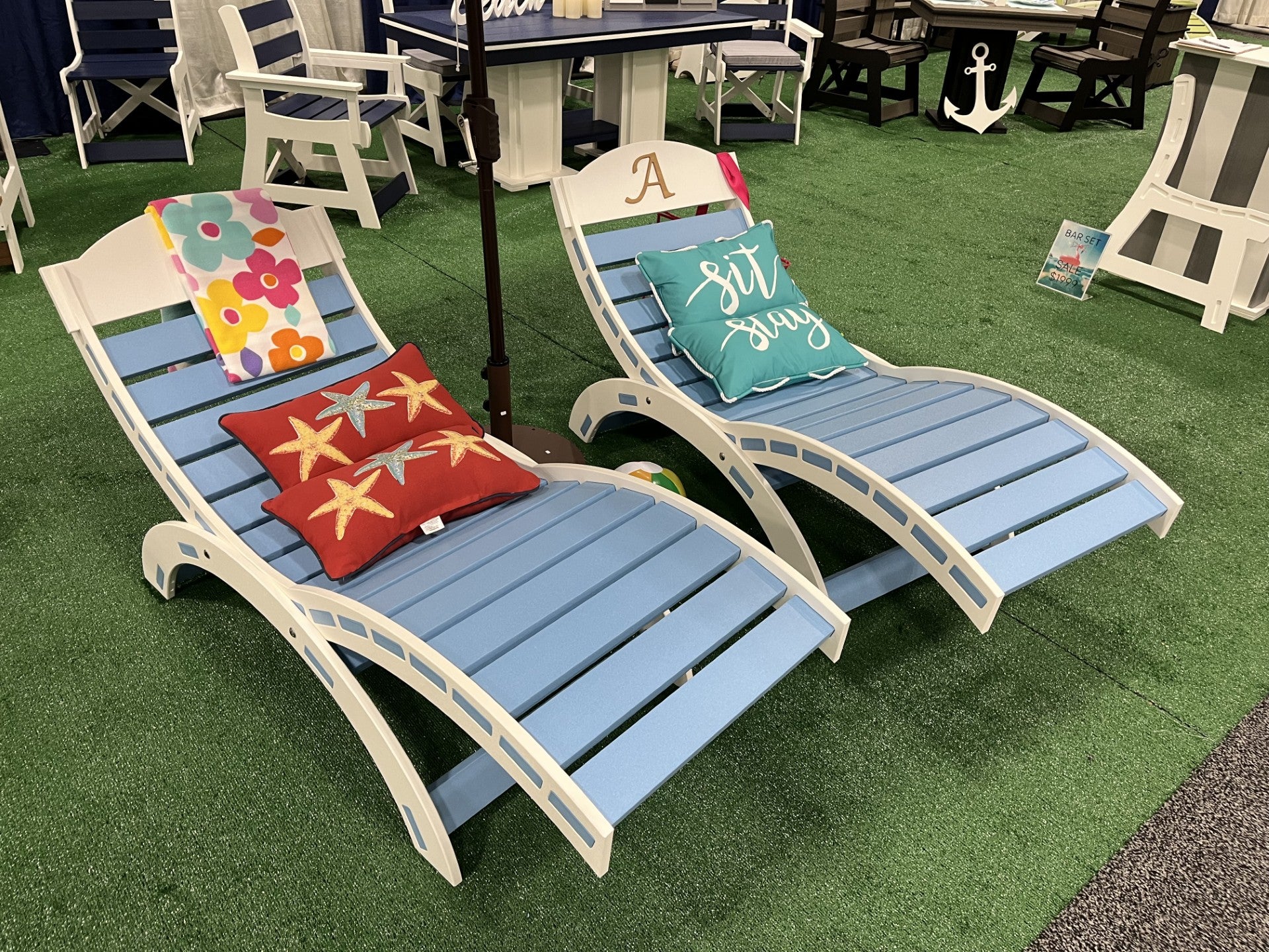 Dockside Outdoor Lounge Zero Gravity Chairs Set