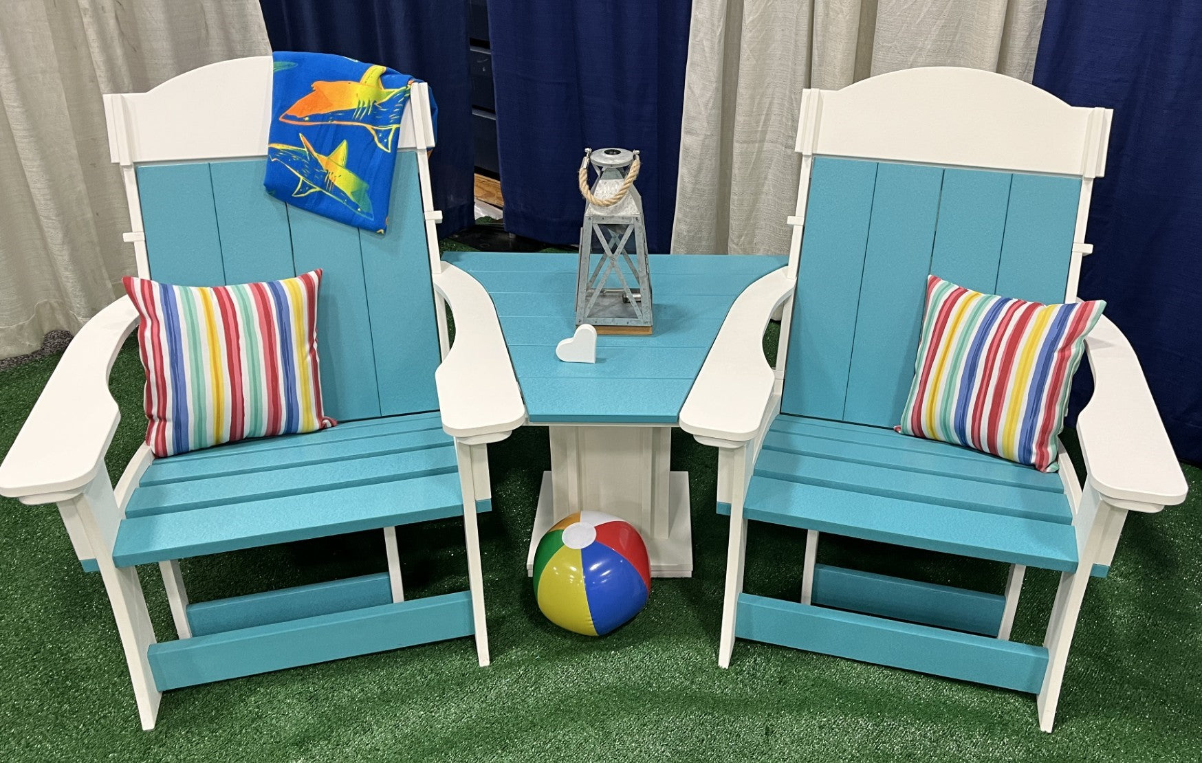 Dockside HDPE Adirondack Chairs Set