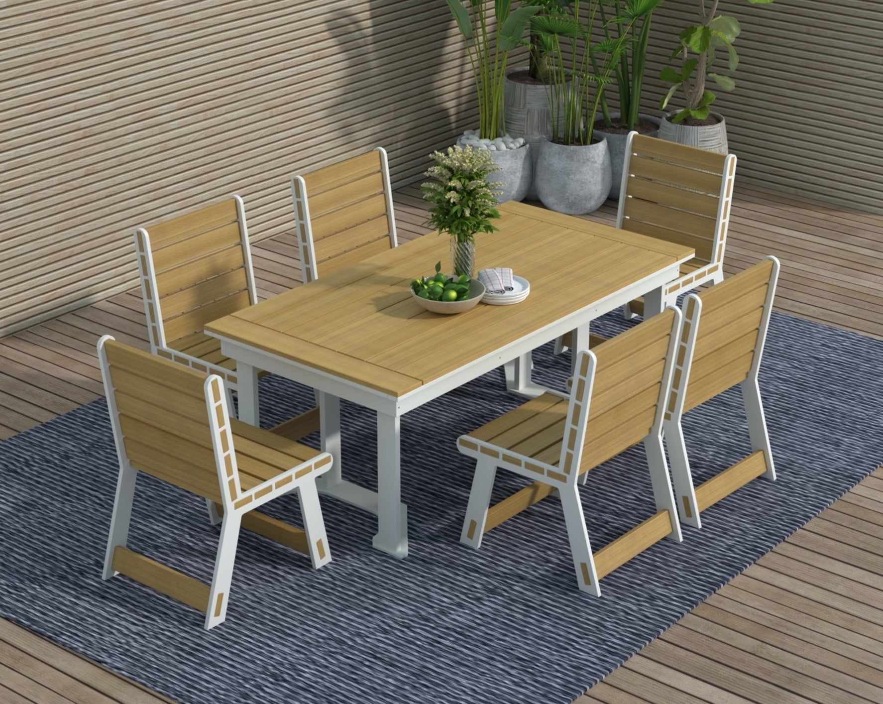 Dockside Dining Set with Chairs