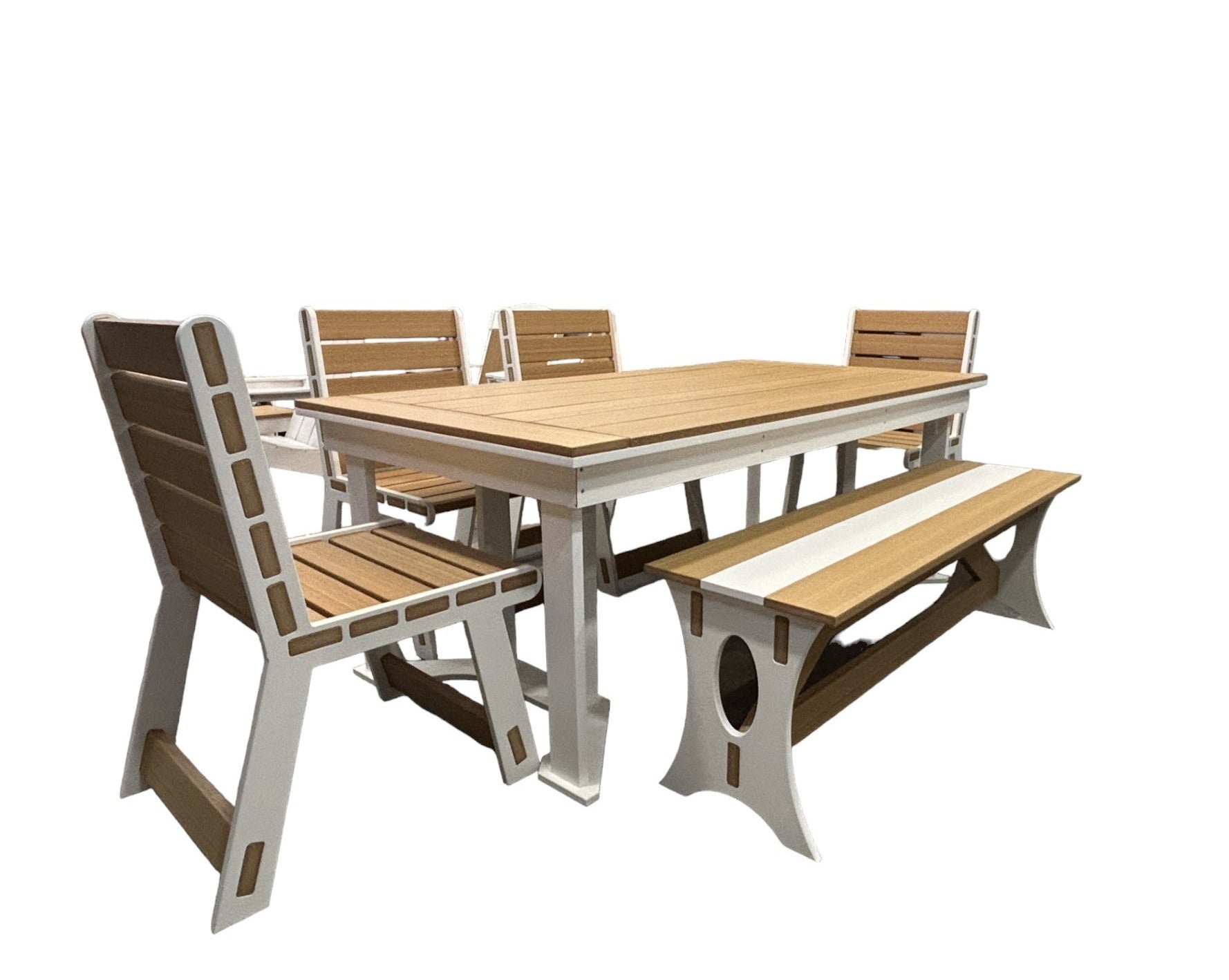 Dockside Dining Set with Bench