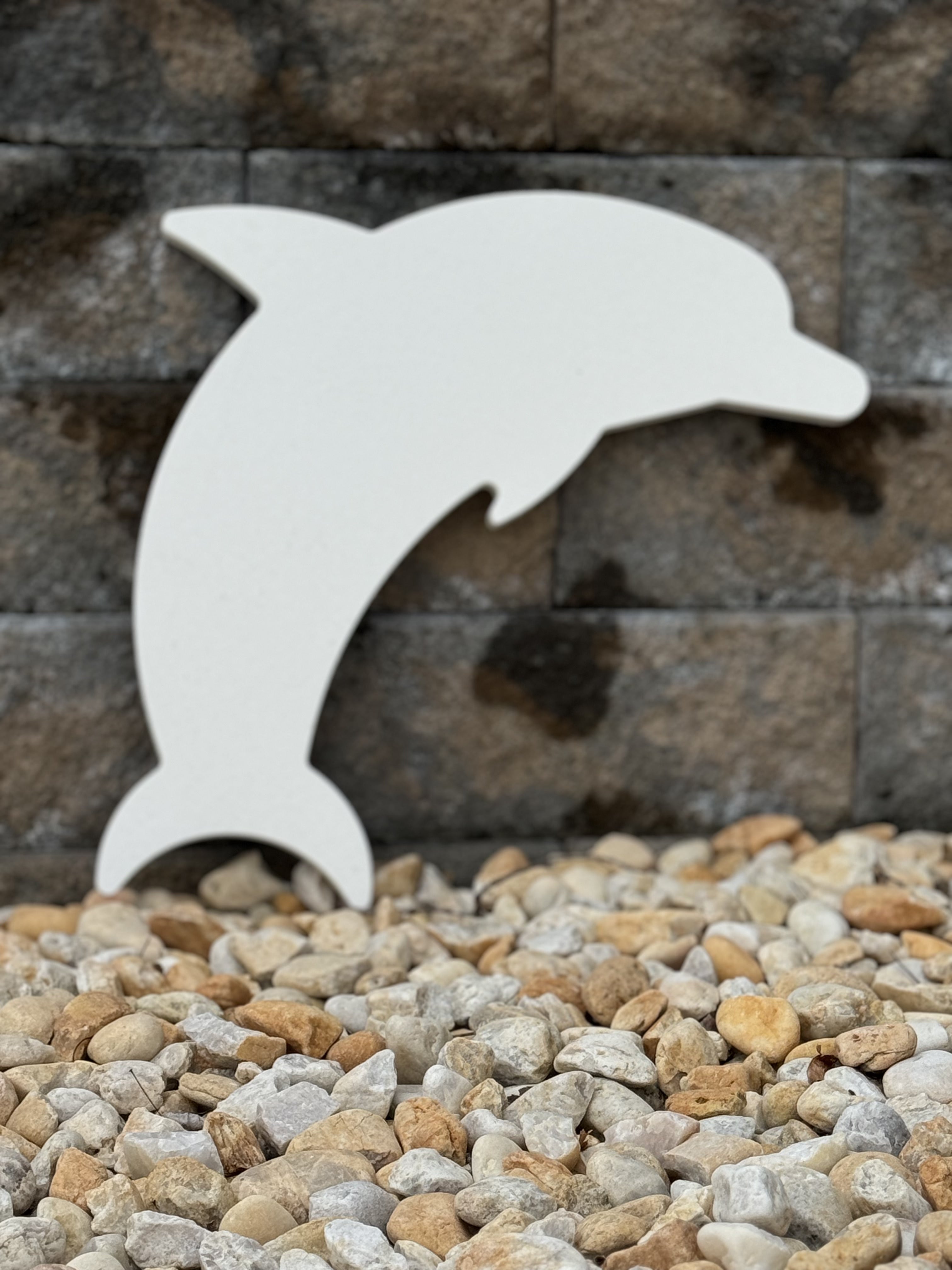 Dolphin HDPE Outdoor Decor