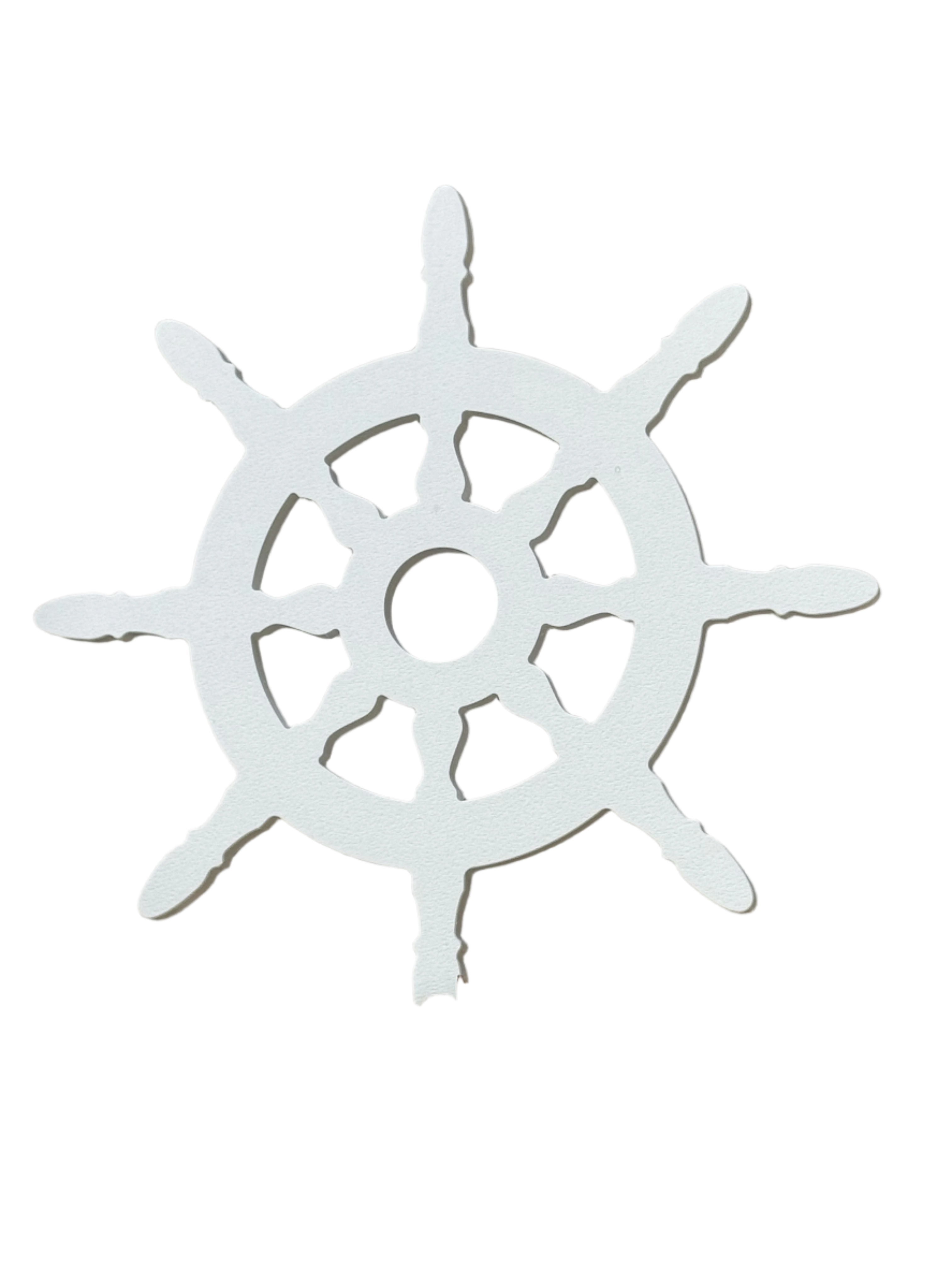 Ship's Wheel HDPE Outdoor Decor