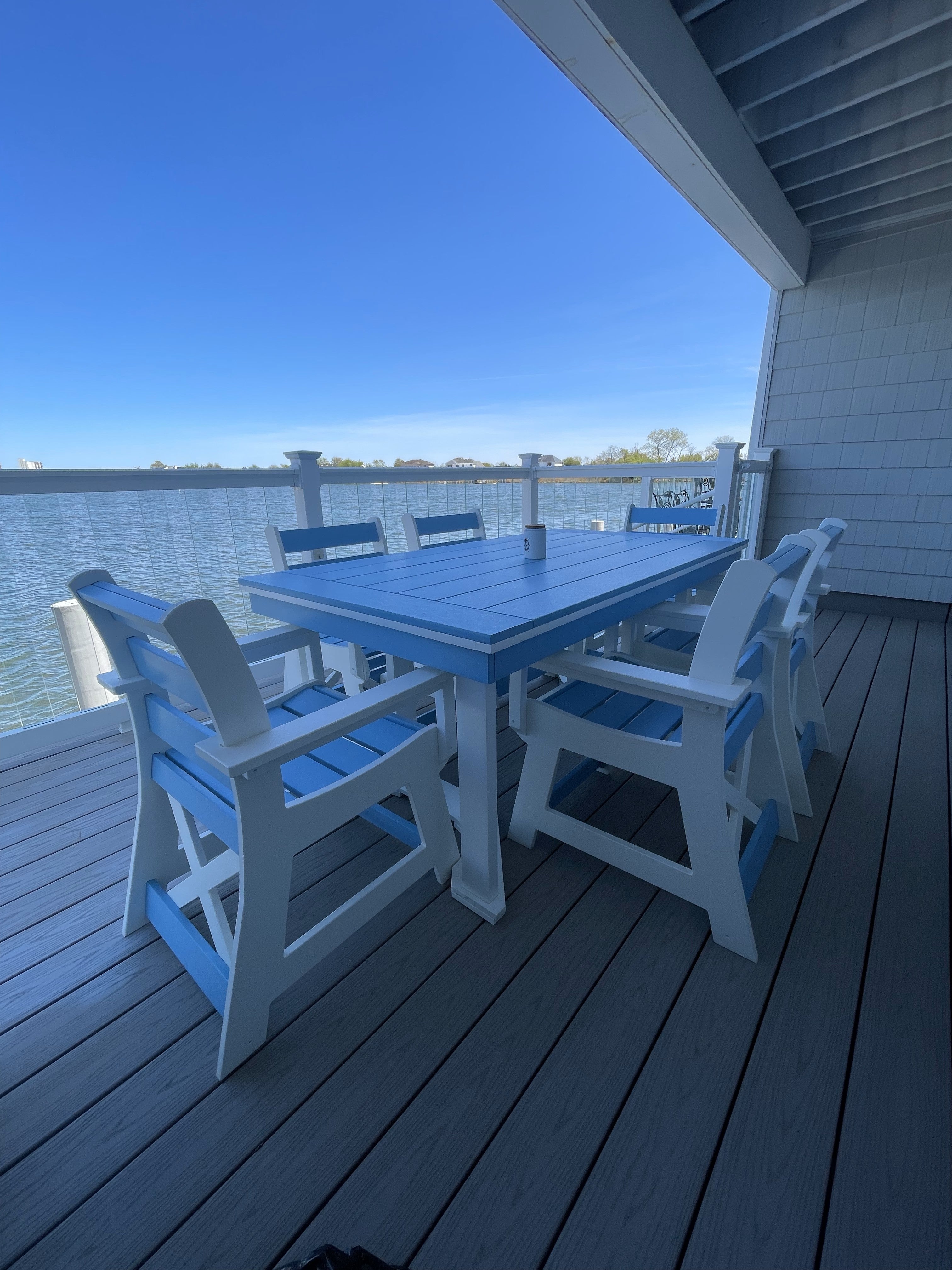 Dockside Outdoor Dining Set with 6 Chairs