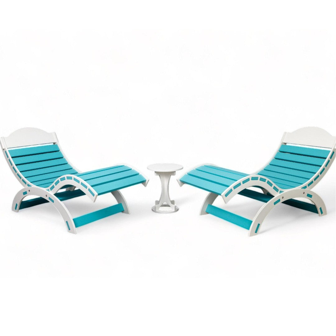 Dockside Chaise Lounger Set