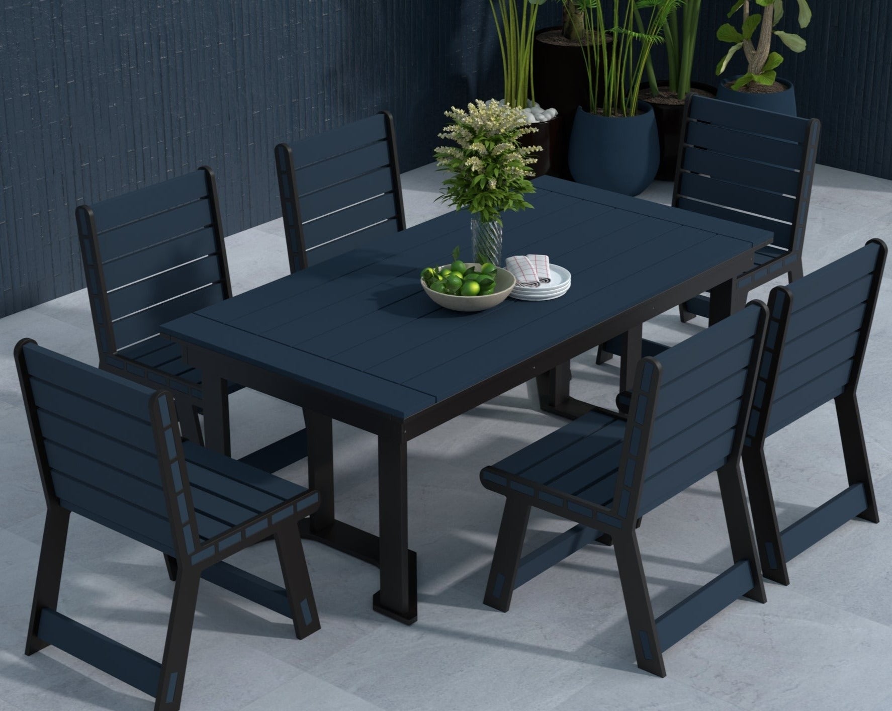 Dockside Dining Set with Chairs