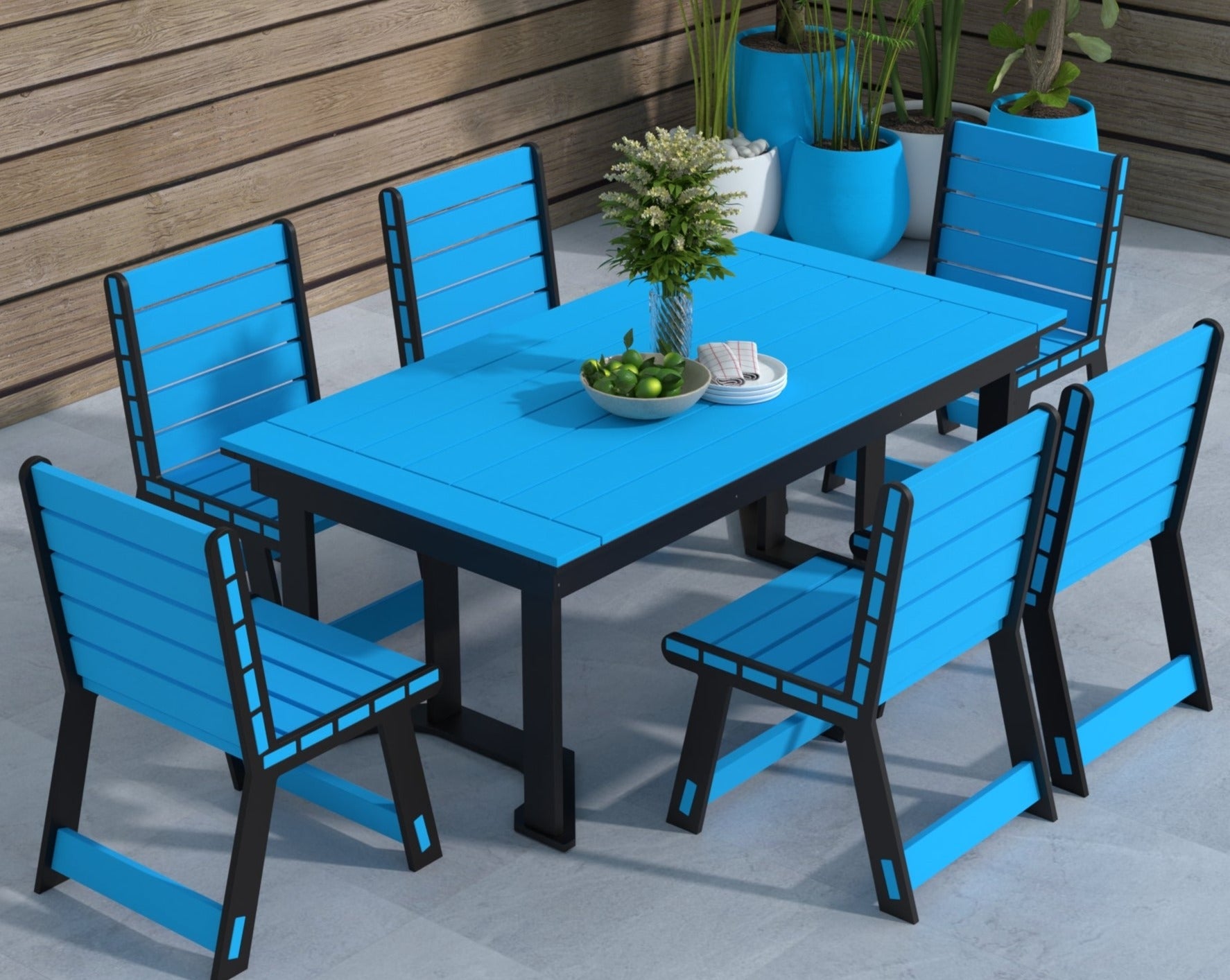 Dockside Dining Set with Chairs