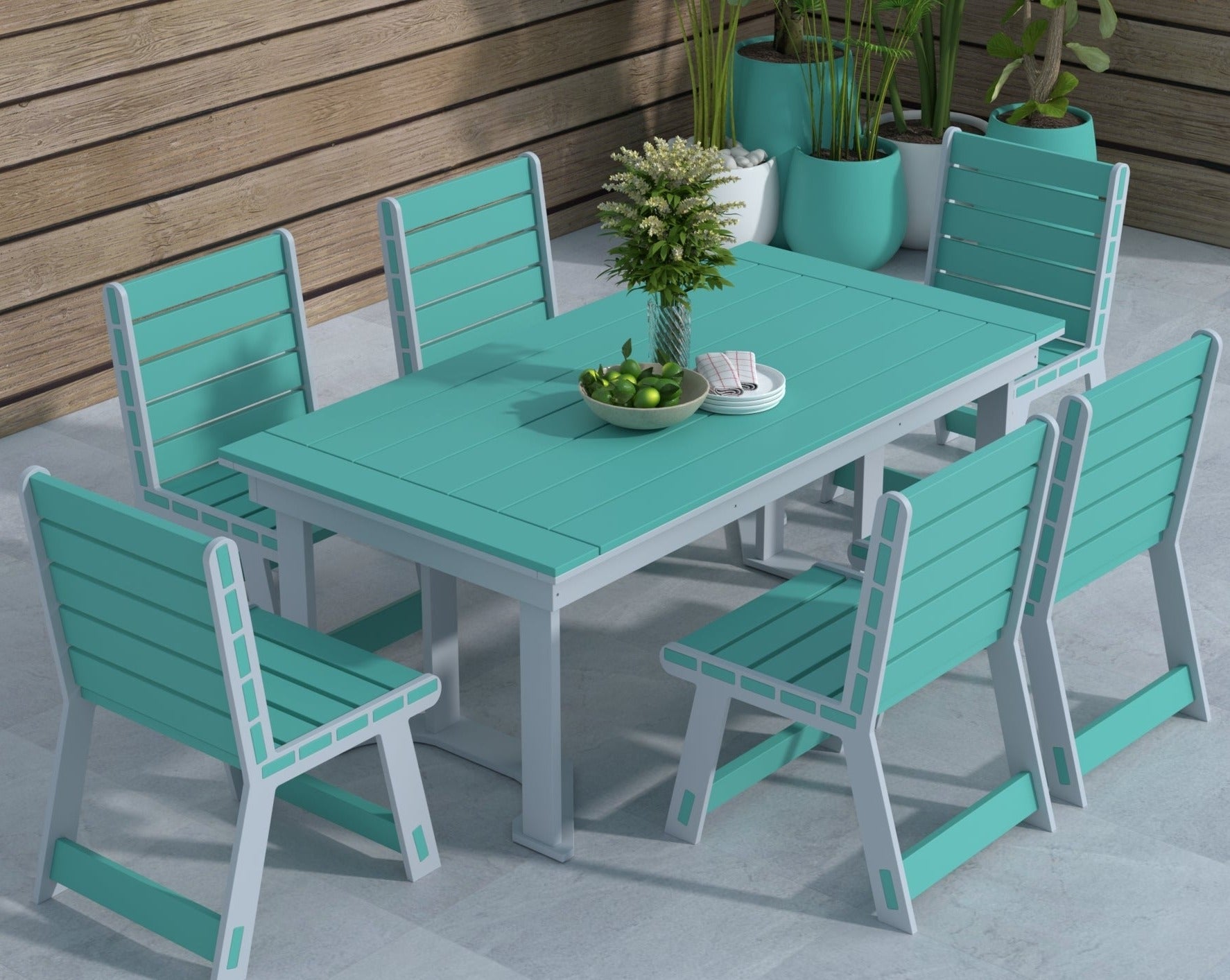 Dockside Dining Set with Chairs