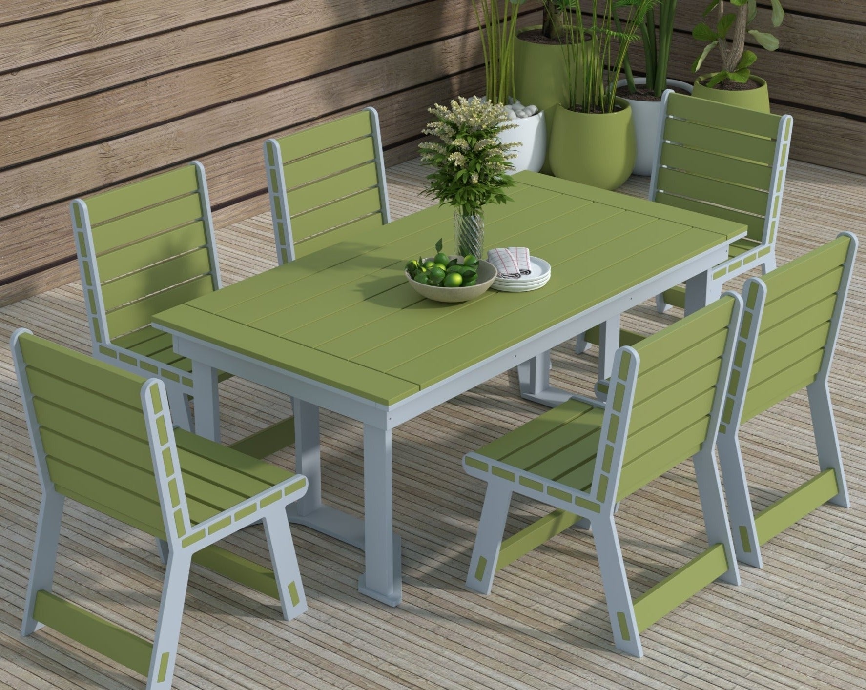 Dockside Dining Set with Chairs