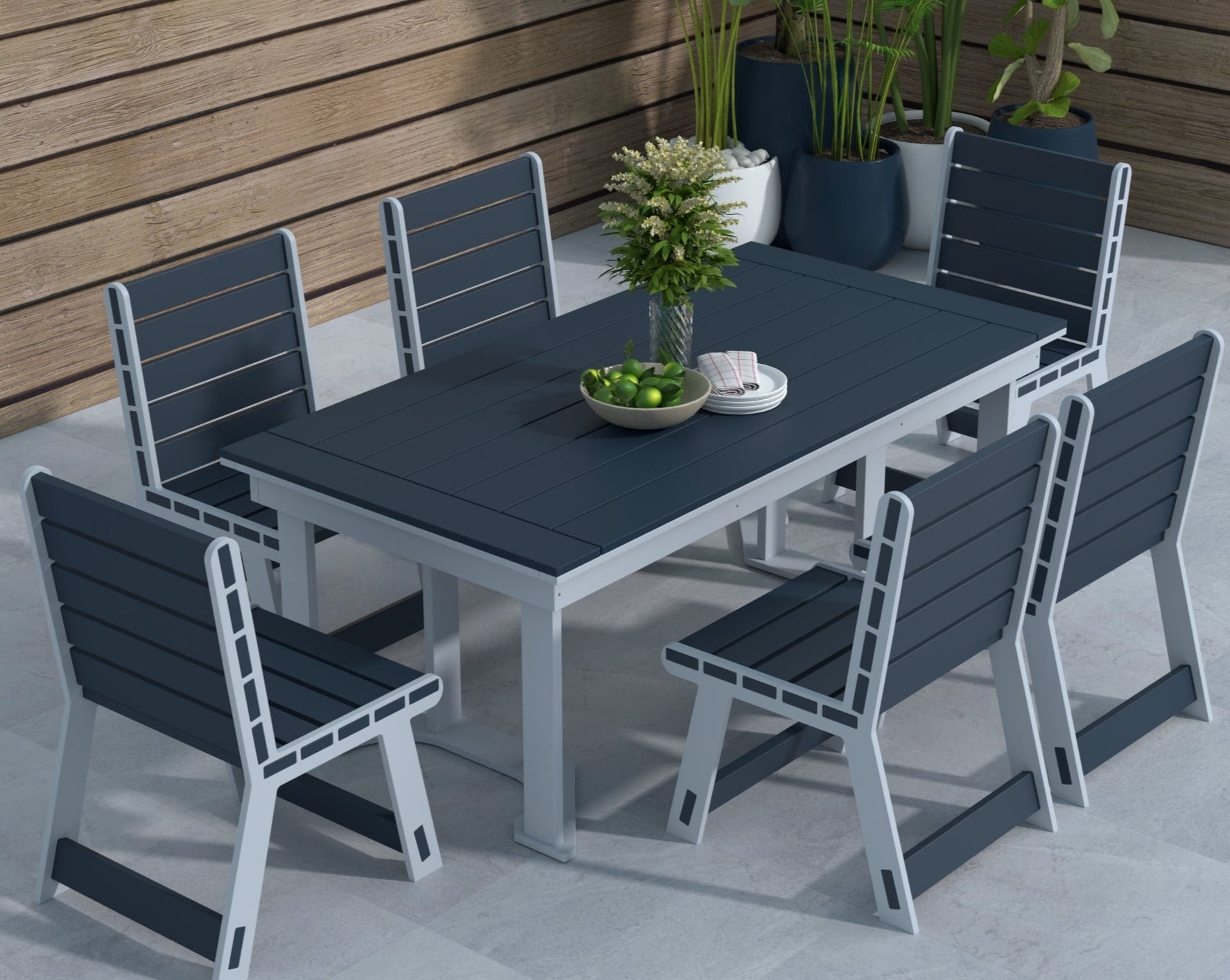 Dockside Dining Set with Chairs