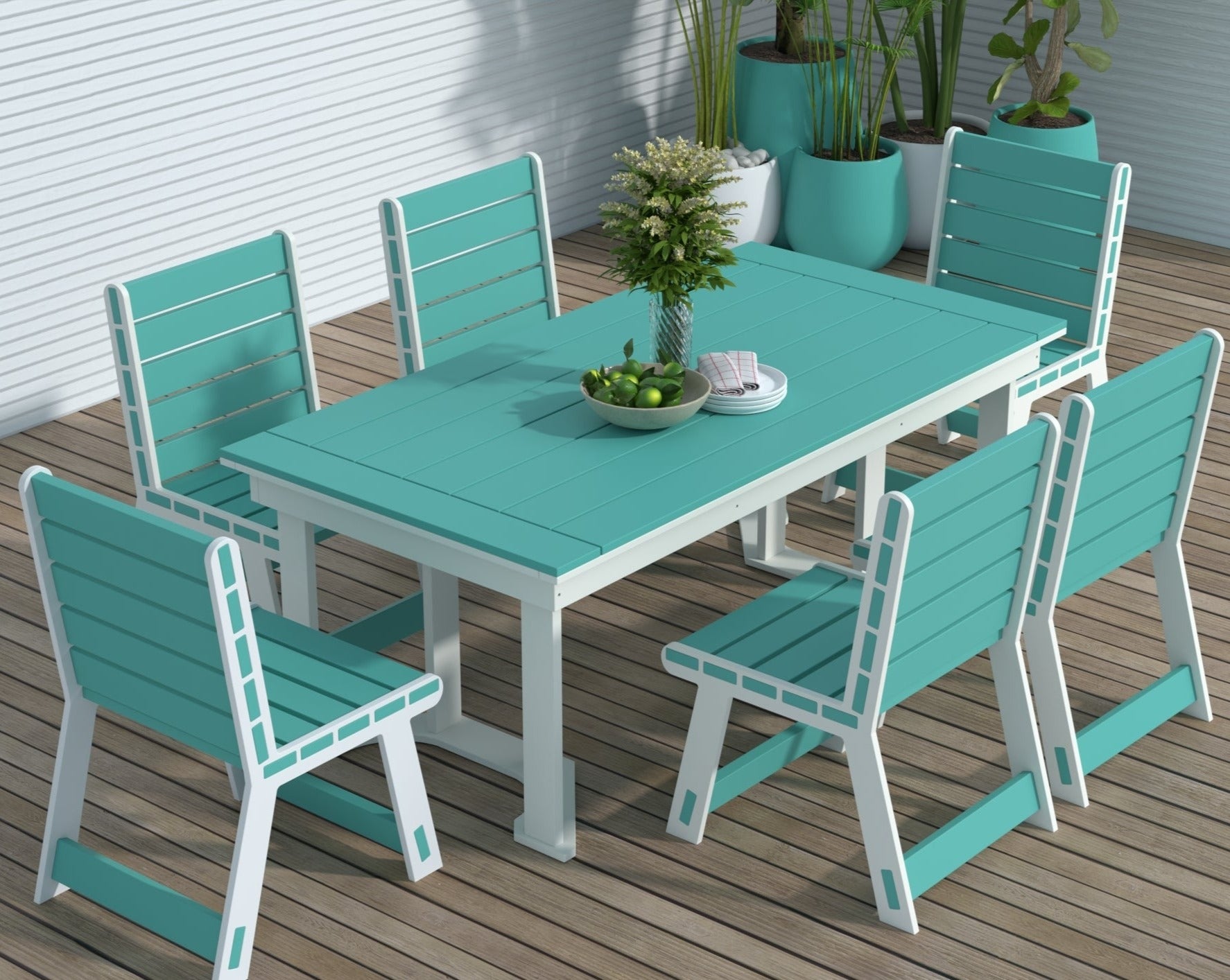 Dockside Dining Set with Chairs