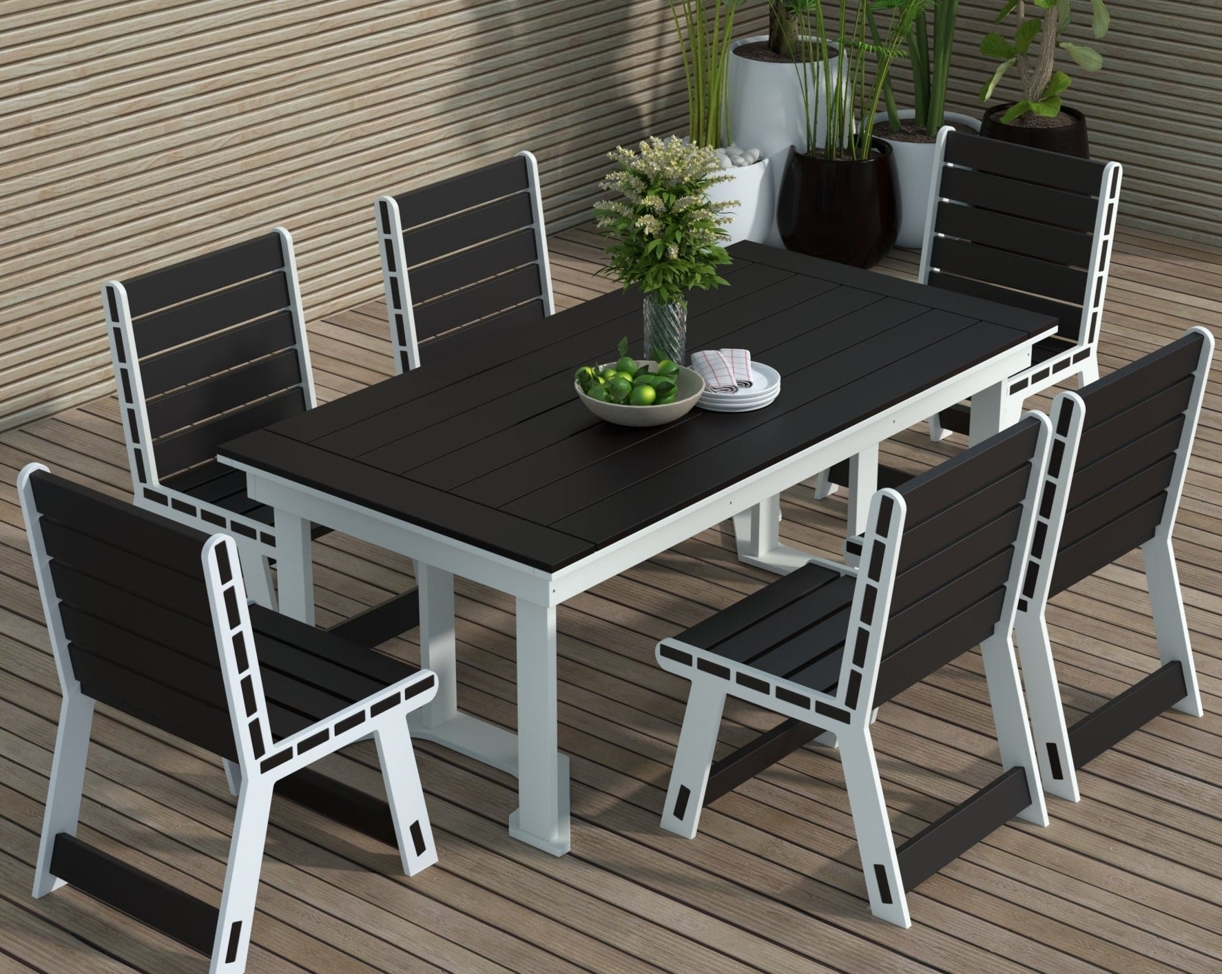 Dockside Dining Set with Chairs