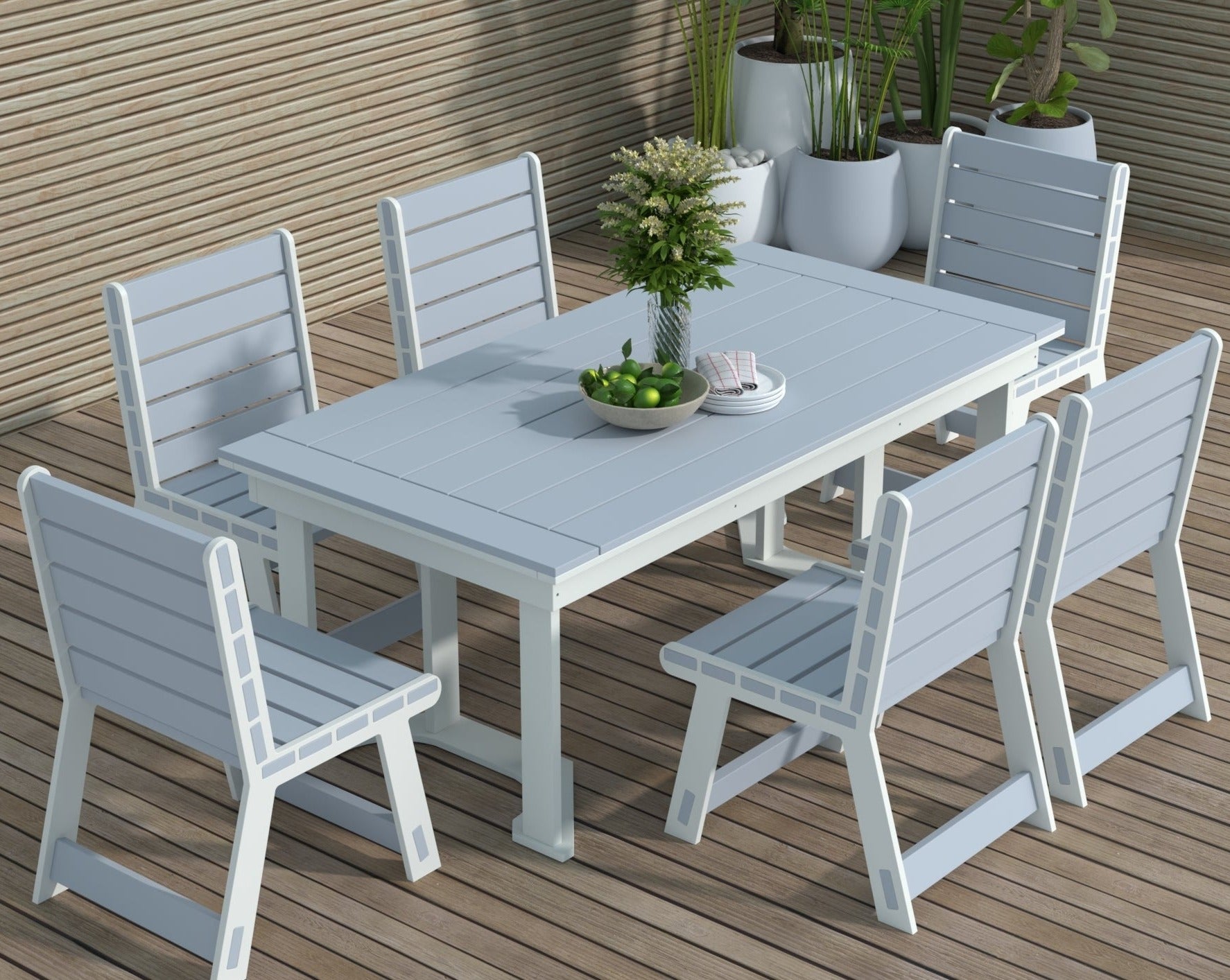 Dockside Dining Set with Chairs