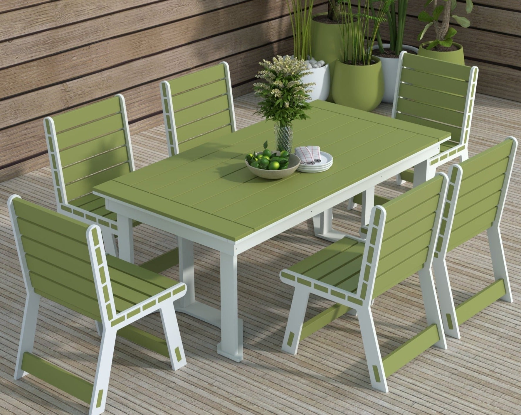 Dockside Dining Set with Chairs