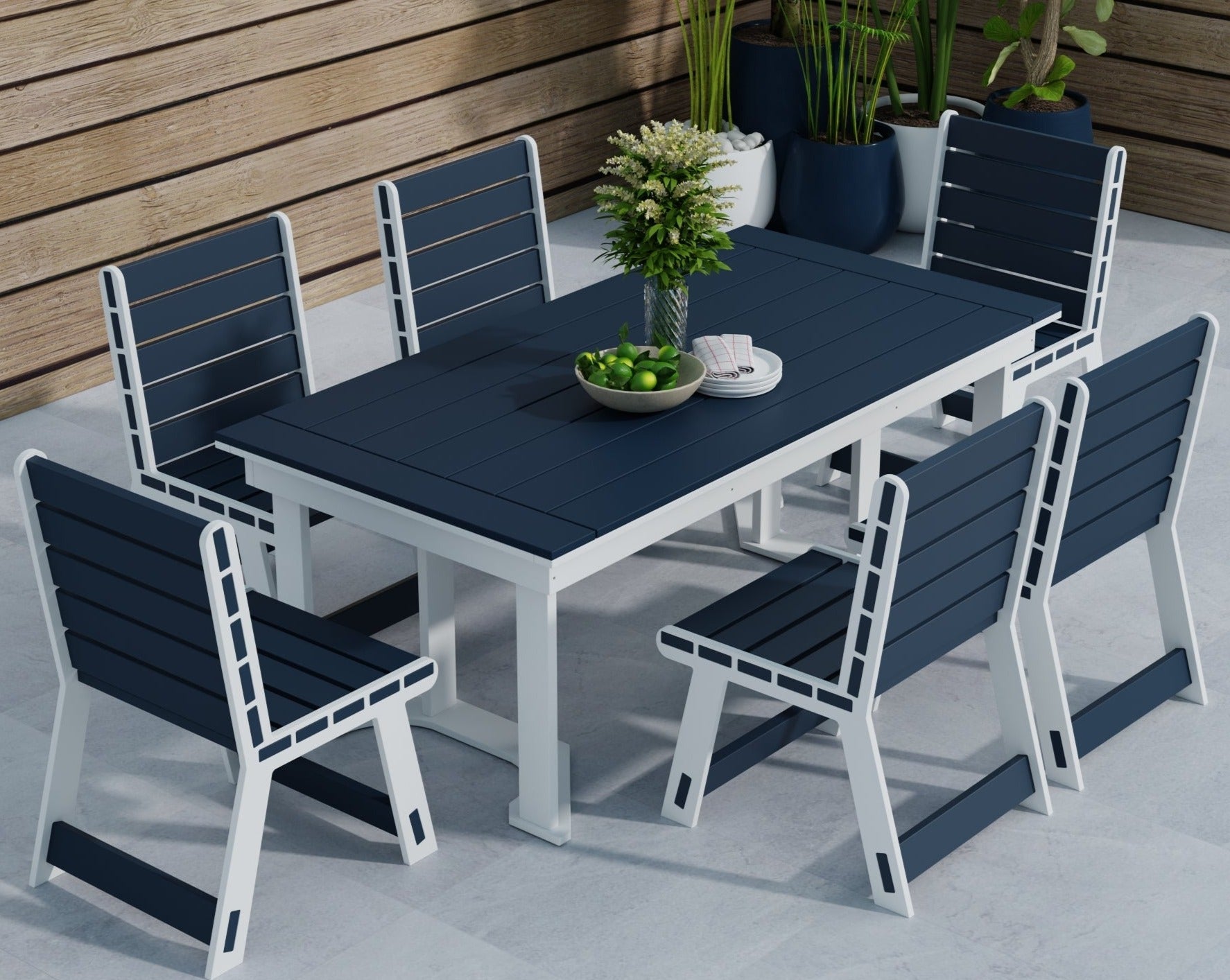 Dockside Dining Set with Chairs