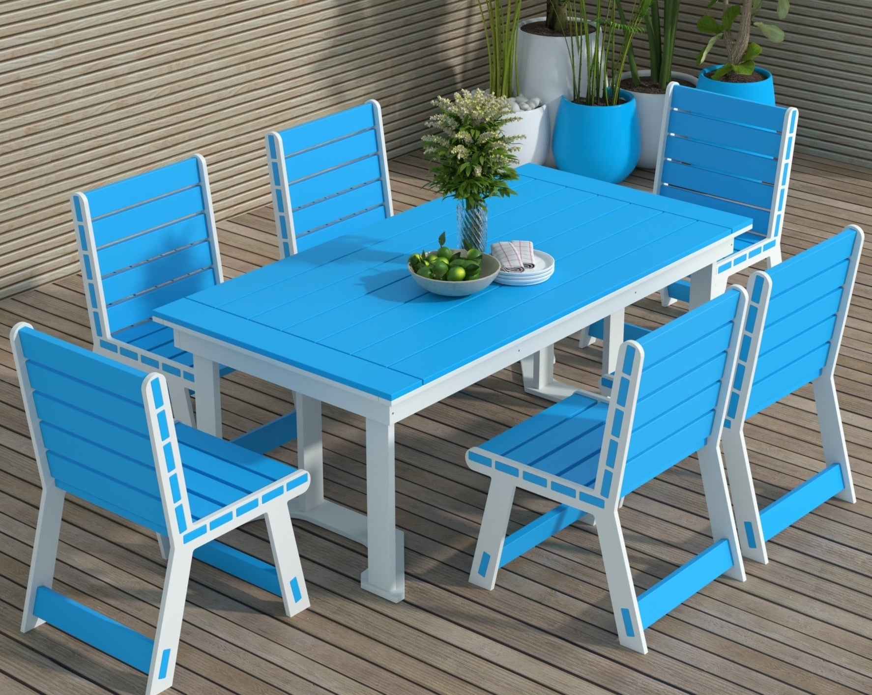 Dockside Dining Set with Chairs